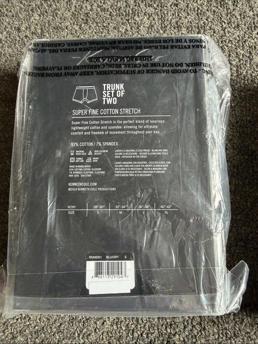 Kenneth Cole New York Black Boxer Briefs - Set of 2